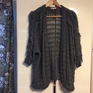 Rebecca Taylor fringe cardigan